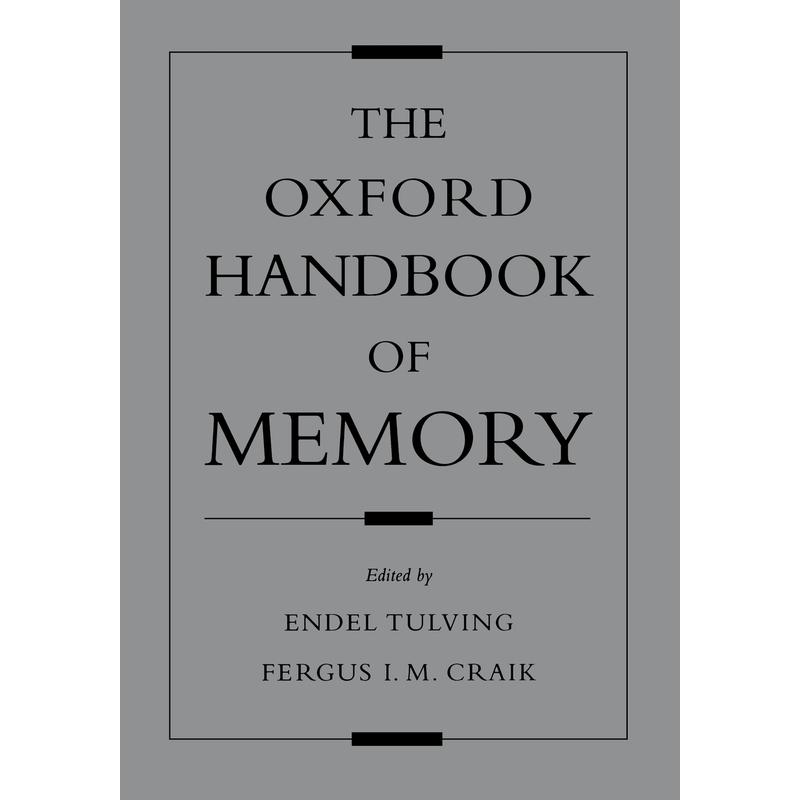预售【按需印刷】英文原版 The Oxford Handbook of Memory牛津记忆手册 牛津大学出版 原版进口正版书籍