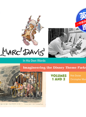 英文原版 马克戴维斯 想象迪士尼主题公园 迪斯尼景点标志性建筑设计精装艺术书 Marc Davis Imagineering the Disney Theme Parks