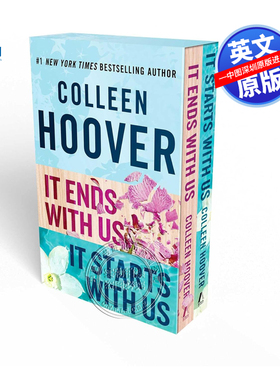 英文原版 科琳胡佛 它以我们结束 盒装：我们结束了，从我们开始 Colleen Hoover It Ends with Us Boxed Set
