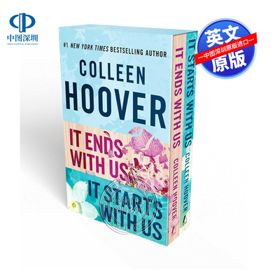 预售英文原版 科琳胡佛 它以我们结束 盒装：我们结束了，从我们开始 Colleen Hoover It Ends with Us Boxed Set