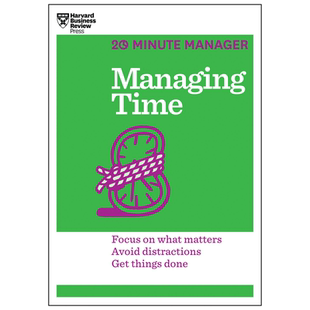 英文原版 哈佛商业评论20 分钟经理系列 管理时间 Managing Time (HBR 20-Minute Manager Series) 进口正版书籍