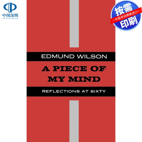 预售 按需印刷 英文原版 我心之片 A Piece of My Mind 进口书籍正版