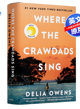 现货 英文原版 蝲蛄吟唱的地方 Reese Witherspoon读书会 精装 Goodreads年读好书 纽约时报 Where The Crawdads Sing