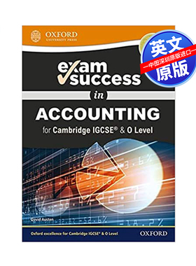 英文原版 剑桥IGCSE&O水平会计学考试成功指南教辅 Exam Success in Accounting for Cambridge IGCSE & O Level 高中学生教材