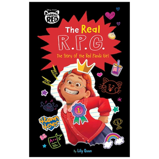 英文原版青春变形记小熊猫女孩迪士尼皮克斯动画电影周边故事书Disney Pixar Turning Red The Story of the Red Panda Girl