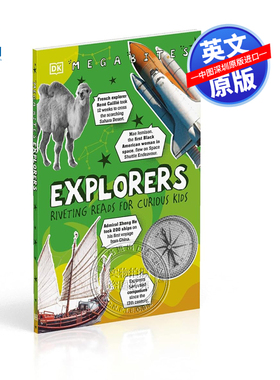 英文原版 DK 探险家 给好奇的孩子提供的有趣英语故事读物 Explorers Riveting Reads for Curious Kids Bitesize Readers