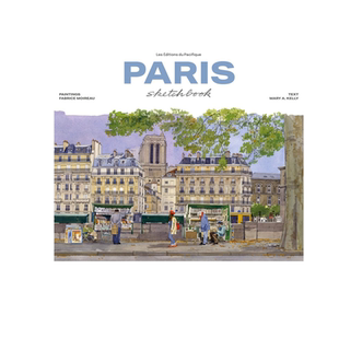 【预售英文原版】巴黎水彩画速写 绘画素描技法入门赏析 精装 Paris Sketchbook 旅行写生薄 Fabrice Moireau 艺术书画册