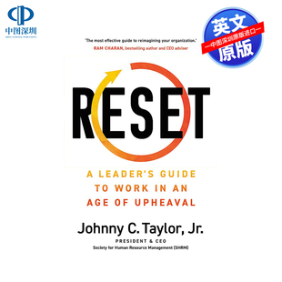 英文原版 Work Upheaval Leader Guide 书 自我提升 进口正版 Age 企业管理 RESET 领导指南