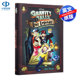 Gravity 迪士尼英语漫画书 Hirsch All 怪诞小镇失落 传说4个新故事 New Lost Falls Alex 现货英文原版 Legends Adventures