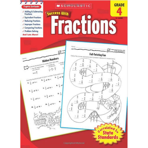 学乐四年级分数数学进口英语教材