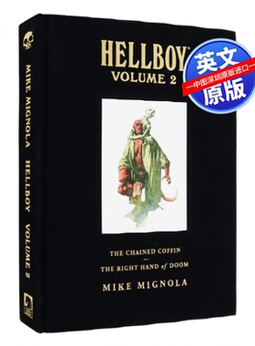 英文原版  地狱男爵 地狱小子 馆藏版卷2  精装书 HELLBOY LIBRARY Vol.2   Mike Mignola 原版漫画周边 进口书 正版