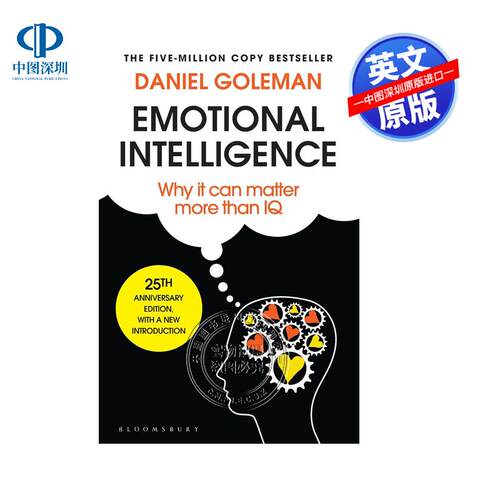 英文原版 情绪智力 如何培养和加强情商指南 25周年纪念版 Emotional Intelligence: 25th Anniversary Edition 自我提升读物