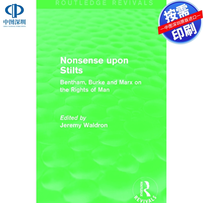 预售【按需印刷】英文原版 废话之上的废话（Routledge复兴版） Nonsense upon Stilts (Routledge Revivals) 原装进口正版书籍