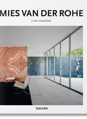 现货塔森出版 密斯凡德罗 英文原版 MIES VAN DER ROHE 现代主义建筑 四大名建筑师之一 建筑设计书籍 进口书籍正版