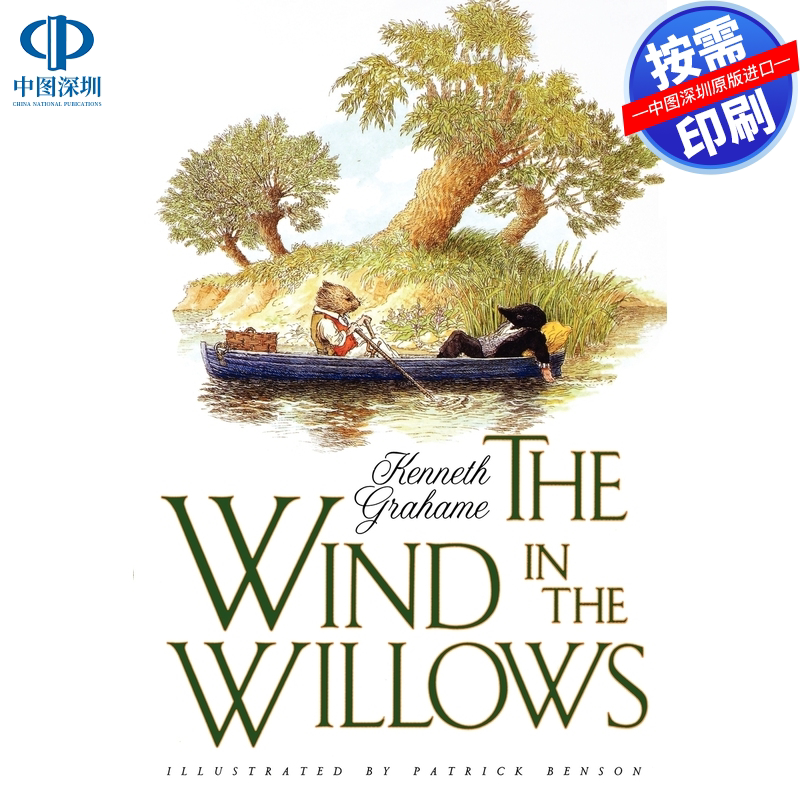 预售 按需印刷 英文原版 柳林风声 The Wind in the Willows 进口书籍正版