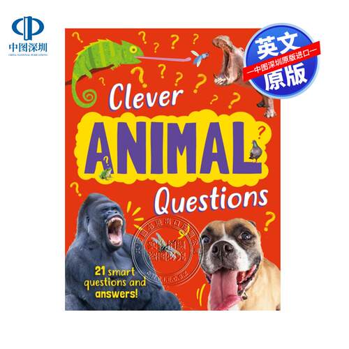预售英文原版 Clever: Animal Questions 趣味问答：动物世界  Annabelle Lynch  自然科普 平装 英版