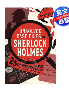 英文原版 福尔摩斯悬案档案 25个神秘的谜题 悬疑推理小说 The Unsolved Case Files of Sherlock Holmes 进口英文正版书籍
