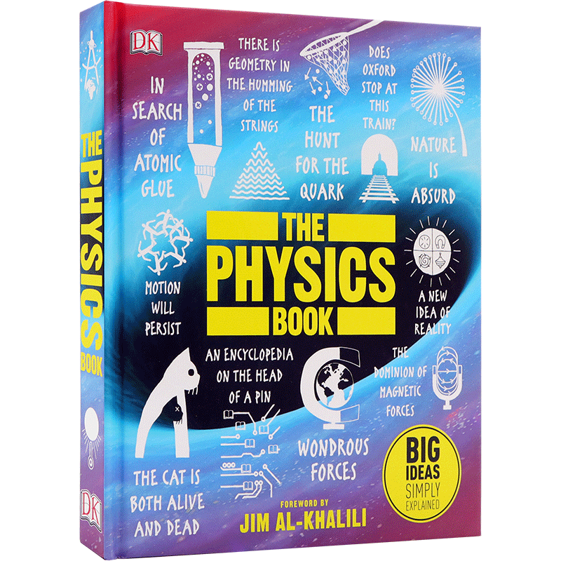 英文原版 物理百科 The Physics Book DK科普百科 儿童英语少儿科学启蒙读物