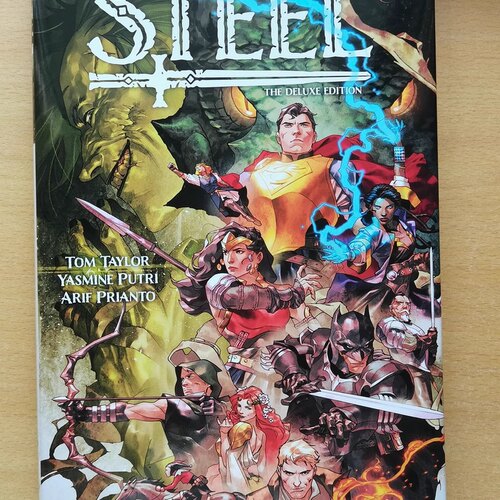 预售英文原版 DC系列漫画 钢铁黑暗骑士 精装豪华版 Dark Knights of Steel: The Deluxe Edition 进口英文