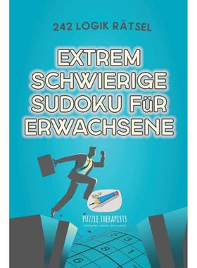 【预售 按需印刷】德文原版Extrem Schwierige Sudoku für Erwachsene | 242 Logik R?tsel德语ger进口原版正版书籍