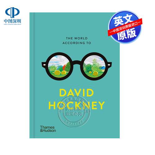 预售英文原版 大卫·霍克尼的世界 艺术画册画集 精装 The World According to David Hockney T&H出版社
