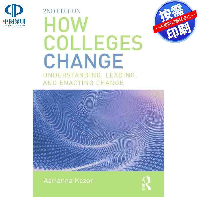预售【按需印刷】英文原版 学院如何变革 How Colleges Change 原装进口正版书籍