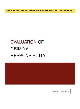 预售【按需印刷】英文原版 Evaluation of Criminal Responsibility刑事责任评估 牛津大学出版 原版进口正版书籍