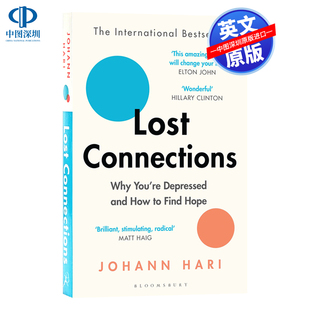 英文原版 失去联系：认识沮丧，重获自信 Lost Connections 失联 纽约时报畅销书作者 TED演讲者约翰·哈里 解决抑郁症焦虑症