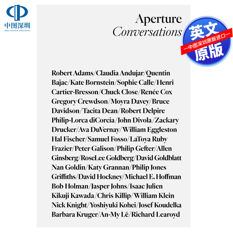 英文原版 光圈对话:1985年至今 Aperture Conversations: 1985 to the Present