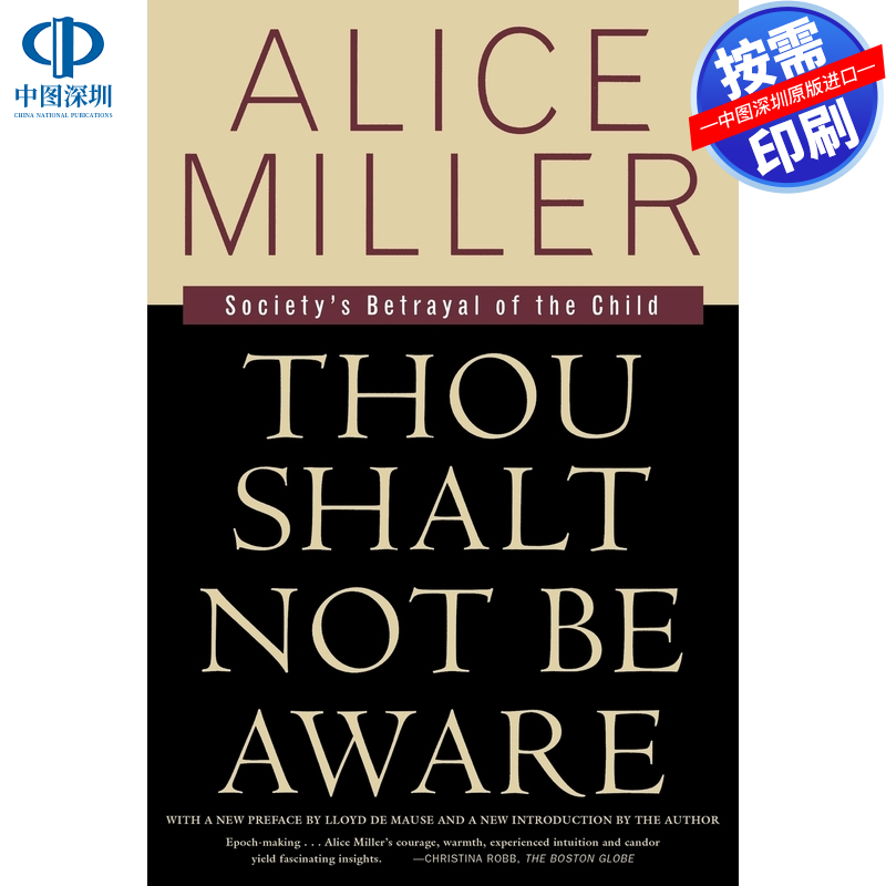 预售 按需印刷 英文原版 你不可知觉 Thou Shalt Not Be Aware 进口书籍正版