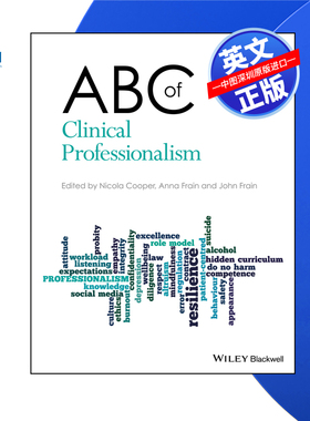 【预售 按需印刷】Wiley出版 ABC系列 临床专业 ABC of Clinical Professionalism  进口英文正版书籍
