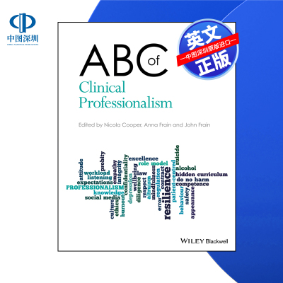 【预售 按需印刷】Wiley出版 ABC系列 临床专业 ABC of Clinical Professionalism  进口英文正版书籍