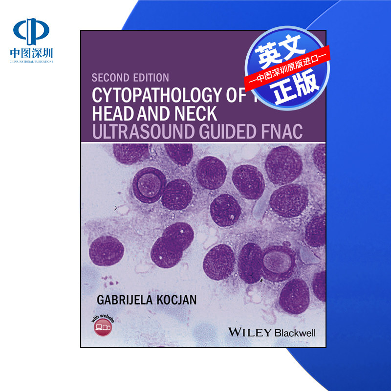 【预售 按需印刷】Wiley出版 头颈部细胞病理学 第二版 Cytopathology of the Head and Neck 2E 进口英文正版书籍