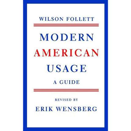 【预售 按需印刷】英文原版现代美国用法指南Modern American Usage: A Guide原装进口正版书籍