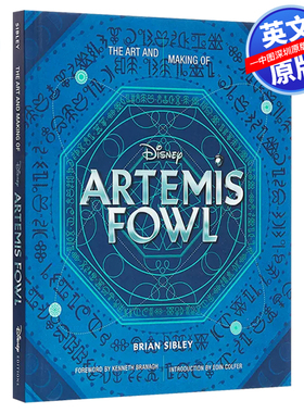 英文原版  阿特米斯的奇幻历险设定集 Art and Making of Artemis Fowl 进口艺术书  正版图书