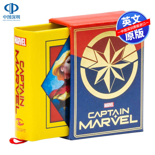 英文原版漫威漫画 惊奇队长迷你小书  Captain Marvel The Tiny Book of Earth's Mightiest Hero 超级英雄 复仇者联盟 周边