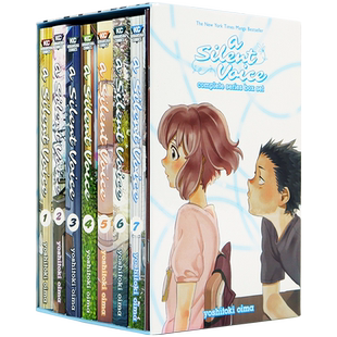 预售英文原版 声之形 漫画版 1-7卷完结盒装套装 原版漫画 聲の形 大今良時 讲谈社 新海诚 盛赞的催泪作 探掘自我的青春讴歌进口