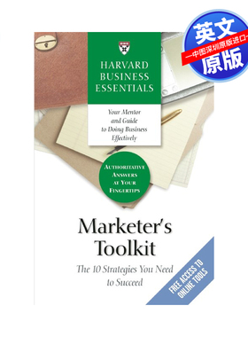 英文原版 营销人员工具包 Marketer's Toolkit: The 10 Strategies You Need to Succeed 进口正版书