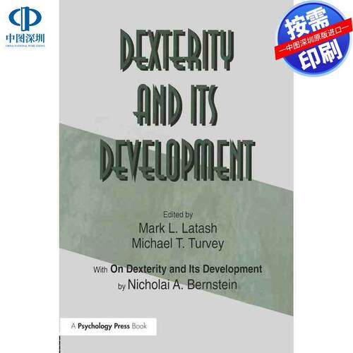 预售【按需印刷】英文原版 灵巧及其发展 Dexterity and Its Development 原装进口正版书籍