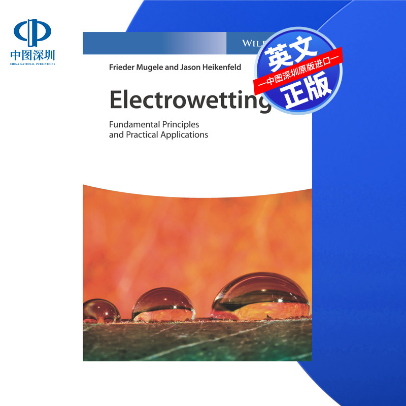 【预售 按需印刷】Wiley出版 电润湿:基本原理和实际应用 Electrowetting 进口英文正版书籍
