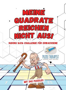 【预售 按需印刷】德文原版Meine Quadrate Reichen Nicht Aus! | Sudoku 16x16 Challenge für Erwachsene | Mit 242 Puzzles德