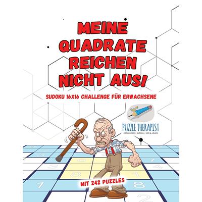 【预售 按需印刷】德文原版Meine Quadrate Reichen Nicht Aus! | Sudoku 16x16 Challenge für Erwachsene | Mit 242 Puzzles德