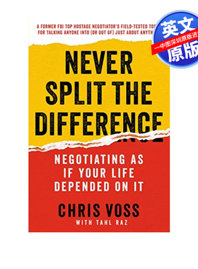 英文原版 强势谈判 Never Split the Difference intl
