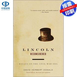 预售【按需印刷】英文原版 林肯再思考Lincoln Reconsidered原版进口书籍