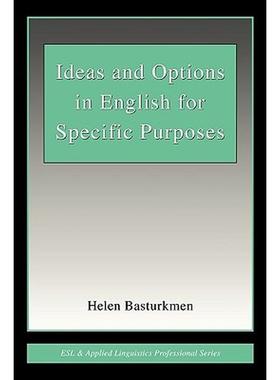 【预售 按需印刷】英文原版专门用途英语中的想法与选择Ideas and Options in English for Specific Purposes原装进口正版书籍