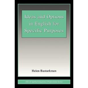 专门用途英语中 Options 预售 英文原版 Purposes原装 书籍 Specific 想法与选择Ideas 按需印刷 English and 进口正版 for