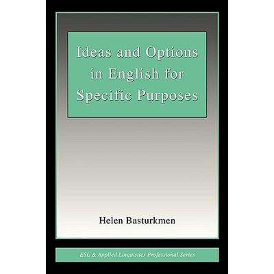 【预售 按需印刷】英文原版专门用途英语中的想法与选择Ideas and Options in English for Specific Purposes原装进口正版书籍