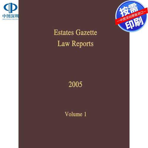 预售【按需印刷】英文原版 2005年EGLR EGLR 2005 原装进口正版书籍