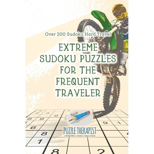 【预售 按需印刷】英文原版Extreme Sudoku Puzzles for the Frequent Traveler | Over 200 Sudoku Hard Travel进口原版正版书籍
