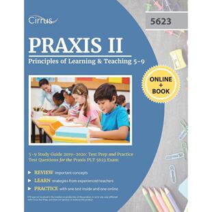 Praxis 9学习与教学原则考试指南2019 预售 英文原版 and Learning 按需印刷 Principles 2020 Teaching